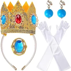 Kvinnor Flickor Prinsessan Peach Kostymtillbehör för Karneval Halloween Cosplay Fest> Tillbehör