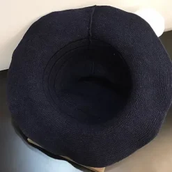 Kvinnors hopfällbara bredbrättad stickad häxhatt för Halloween-kostym Da><noscript><img width=