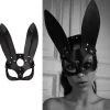 Kvinnors läder kattmask sexig halv ansiktsmask cosplay kostym rekvisita fest maskerad accessoarer> Masker