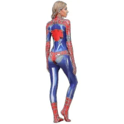 Kvinnors piderman Bodysuit Halloween Cosplay kostym S M><noscript><img width=
