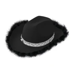 Kvinnors Sequin Cowboyhatt Möhippa Cosplay Rekvisita> Huvudbonader