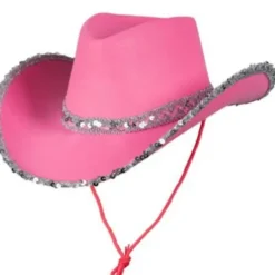 Kvinnors Sequin Cowboyhatt Möhippa Cosplay Rekvisita><noscript><img width=