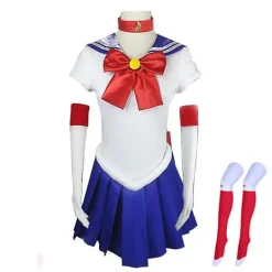 Kvinnors Sjöman Kostym Cosplay Party Uniform Outfit Set Gåvor L M> Dräkter