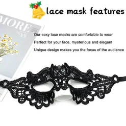 Kvinnors spets venetianska maskeradbal spetsmask sexig venetiansk maskerad karneval festbal ansiktsmaskeradmask><noscript><img width=