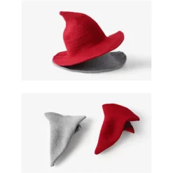 Kvinnors ullspetsig häxhatt för Halloween jul kostymfest><noscript><img width=