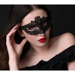 Kvinnors venetianska mask, Halloween-fest maskerad venetiansk mascara Lac> Masker