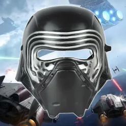 FMYSJ Kylo Ren Hjälm Imperial Troopers Mask Svart Serie Karneval Halloween Star Wars Fans, Alla Åldrar Helhuvud Huvudbonad Mask för Vuxna Barn (FMY)> Masker