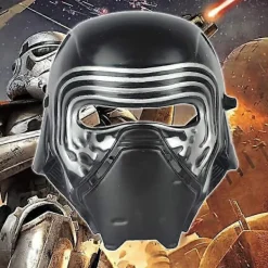 FMYSJ Kylo Ren Hjälm Imperial Troopers Mask Svart Serie Karneval Halloween Star Wars Fans, Alla Åldrar Helhuvud Huvudbonad Mask för Vuxna Barn (FMY)><noscript><img width=
