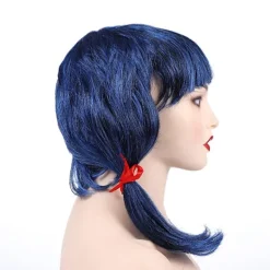 Ladybird flicka peruköver blå peruk svart katt peruk><noscript><img width=