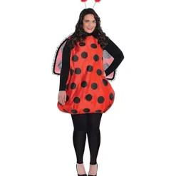 Ladybug Kostym Set Jul Kvinnor Bi Cosplay Kostym> Dräkter