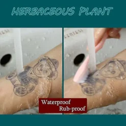 Lasting Fake Tatto Waterproof Body Stickers Temporary Tattoos Art Simulation><noscript><img width=