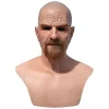 Latex Full Head Overhead Walter White Breaking Bad Halloween Cosplay Mask> Masker