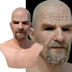 unbranded Latex Full Head Overhead Walter White Breaking Bad Halloween Cosplay Mask><noscript><img width=