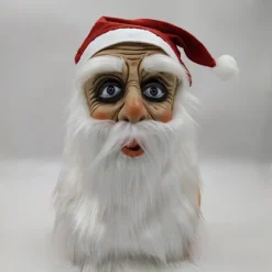 #Latex Jultomtemask (Blå Ögon)#><noscript><img width=