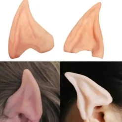 Latex Älvöra Spetsiga Goblin Öron Spetsiga Toppar Utklädnad Kostym Cosplay Halloween Fest Rekvisita Fest Falska Öron Goblin Öron Pixie Öra Alvisk Vampyr Fé | Fyndiq> Tillbehör