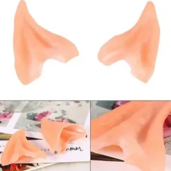 Latex Älvöra Spetsiga Goblin Öron Spetsiga Toppar Utklädnad Kostym Cosplay Halloween Fest Rekvisita Fest Falska Öron Goblin Öron Pixie Öra Alvisk Vampyr Fé | Fyndiq> Tillbehör