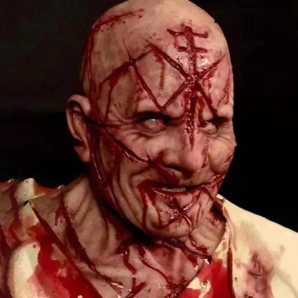 Latex Skallig Hatt Huvud Peruk Hatt Tjock Skallig Cosplay Hatt Maskeraddräkt Makeup Kostym för Barn Vuxna Halloweenfest> Masker