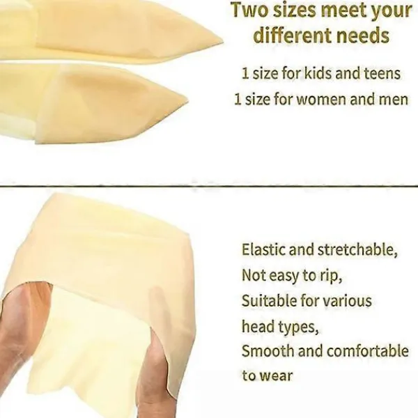 Latex Skalliga Huvor Perukmössa Tjock Skallig Cosplay Hatt Maskerad Smink Kostym för Barn Vuxna Halloweenfest> Masker