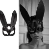 Läder Kattmask för Kvinnor Sexig Halv Ansiktsmask Cosplay Kostym Rekvisita Party Maskerad Tillbehör> Masker