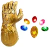 LED Ljus Thanos Infinity Gauntlet för Elektronisk Nypa PVC Handskar med Batterier> Tillbehör