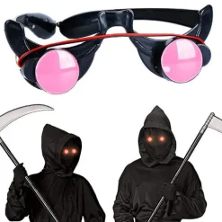 LED Lysande Glasögon Roliga Röda Ögon Halloween Cosplay Tillbehör Fest> Tillbehör
