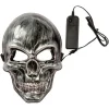 AMO Toys LED Mask Dödskalle, Vit> Masker