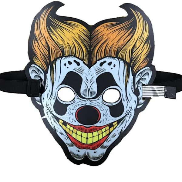 TheTrade Led mask med musik kontrol - clown Halloween clown> Masker