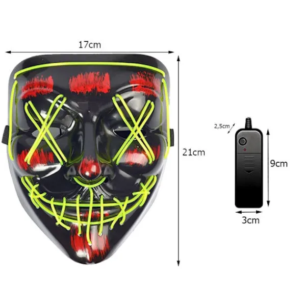 LED Mask Purge - Halloween> Masker