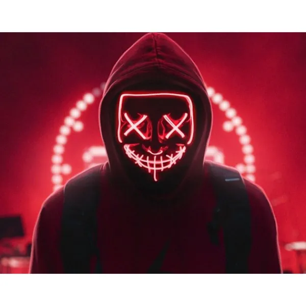 LED Mask Purge - Halloween> Masker