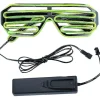 LED Neon Partyglasögon För Mörker Rave För Klubb Bar Disco Party> Tillbehör