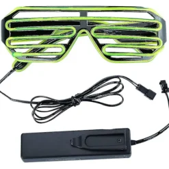 LED Neon Partyglasögon För Mörker Rave För Klubb Bar Disco Party> Tillbehör
