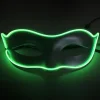 LED Neon Venetian Mask för vuxna> Masker