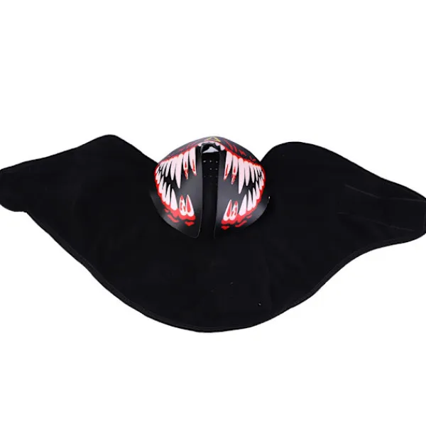 LED Stor Terror Mask Röstaktiverad Musikmask för Festival Party Dans Röd> Masker