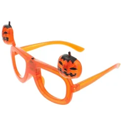 FMYSJ LED-glasögon med pumpa, Halloween-fest, presenter, plast, blinkande 3 lägen, 1 set (FMY)> Tillbehör