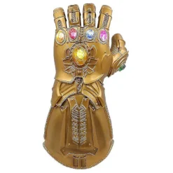CX LED-upplyst Thanos Infinity Gauntlet för den elektroniska näven PVC-handskar med batterier (hs)> Tillbehör