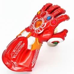 LED-upplysta Infinity Handske Thanos Handske med Avtagbar Magnet Infinity Stone><noscript><img width=