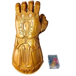 LED-upplysta Infinity Handske Thanos Handske med Avtagbar Magnet Infinity Stone> Tillbehör