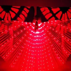 LED-vingar för kostym, lysande, för magedansuppträdanden> Tillbehör