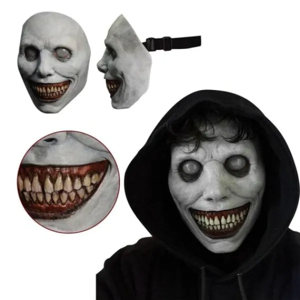 Leende demon terror mask> Masker