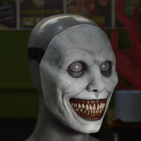 Leende demon terror mask> Masker