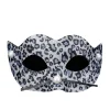 Leopardmönstrad Mask PVC Halvansiktsmask Cosplay Rekvisita för Halloween> Masker