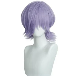 INF Lila Cosplay Peruk - Högtemperaturfiber, Justerbar Passform för Anime Rollspel & Fester> Peruker