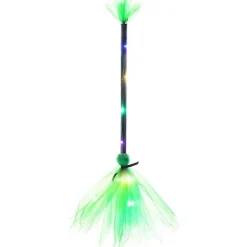 Lila Halloween LED-kvast Häxkvast Hem Fest Festlig Fest Lila><noscript><img width=