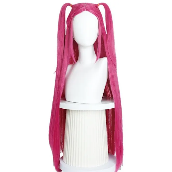 Lingqi Demon Hunter Grupp Mira Peruk Rumi Simulerad Hårbotten Anime Peruk> Peruker