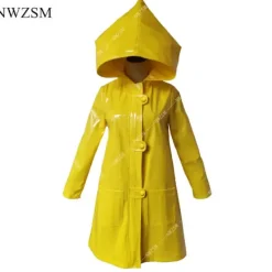 KOOLYOU Little Nightmares Six Cosplay Little Nightmare Hungry Kids Little Six Cosplay Costume Party Halloween XL Beige> Dräkter