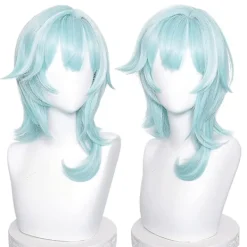 Ljusgrön Cosplay Peruk För Game Genshin Impact Lolita Gradient Halloween Party Peruk> Peruker