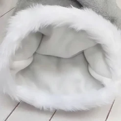 Lång Julhatt Plysch Tomtehatt Julfesthatt Julfestdekor Rosa Double layer><noscript><img width=