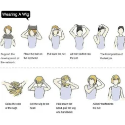 Lång lockig hel peruk för kvinnor Jessica Rabbit Peruker Cosplay Party Hår><noscript><img width=