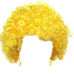 Lockigt Afro Peruker Maskeraddräkt Funky Peruk Disco Clown För Män Och Kvinnor Fotboll Crday Present> Peruker