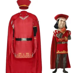 Lord Farquaad Cosplay Kostym för Vuxna och Barn, Halloween Karneval Kostym-FA- 3XL> Dräkter